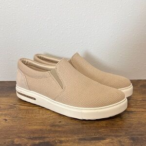 Birkenstock Women’s/Men's Slip-On Knit Loafers in Beige